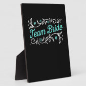 Hochzeitsgeschenk | Team Bride Fotoplatte (Seite)