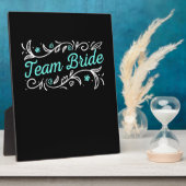 Hochzeitsgeschenk | Team Bride Fotoplatte (Seite)