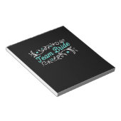 Hochzeitsgeschenk | Team Bride Notizblock (angewinkelt)