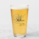 Hochzeitsgeschenk Trauzeuge Elegante Monogramm & N Glas<br><div class="desc">Hochzeitsgeschenk Trauzeuge elegant Monogramm und Name Cool Pint Glas oder Bier Glas. Trauzeuge Geschenk moderne schicke Monogramm Initial, Name und Ehe Datum auf dem einfachen klassischen Bierglas. Passen Sie es an für eine besondere Touch für Ihren Trauzeuge. Klicken Sie auf diese Vorlage personalisieren, um sie mit Ihrem eigenen Monogramm Nachnamen,...</div>