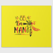 Hochzeitsgeschenk - Trauzeuge Geschenkpapier (Flach)