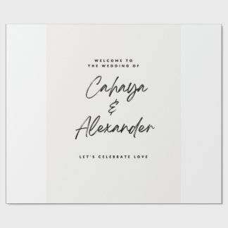 Hochzeitsgeschenk-Verpackungspapier Geschenkpapier
