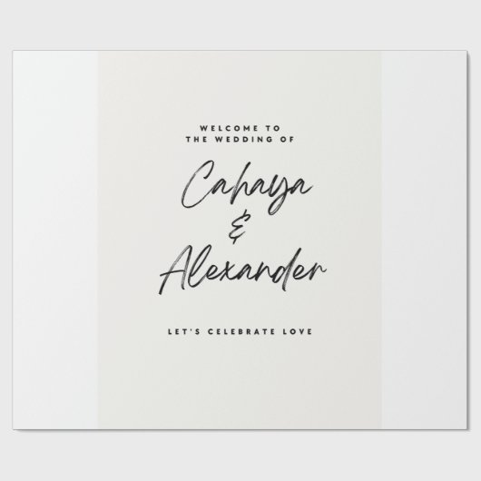Hochzeitsgeschenk-Verpackungspapier Geschenkpapier (Flach)