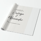 Hochzeitsgeschenk-Verpackungspapier Geschenkpapier (Ungerollt)