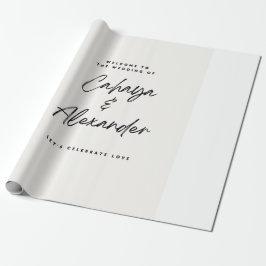 Hochzeitsgeschenk-Verpackungspapier Geschenkpapier