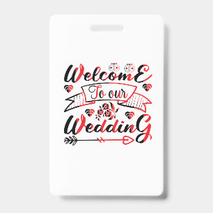 Hochzeitsgeschenk Willkommen Zu Unserer Hochzeit Ausweis