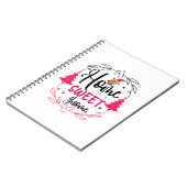 Hochzeitsgeschenk Zuhause Sweet Gnome Notizblock (Linke Seite)