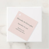 Hochzeitsgeschenkanhänger Soft Blush Geschenkanhänger (Beispiel)
