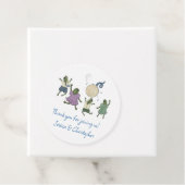Hochzeitsgeschenkanhänger tanzende Frösche Geschenkanhänger (Beispiel)