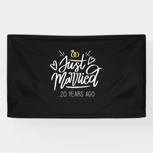 Hochzeitsgeschenke | 20. Hochzeitstag Banner (Horizontal)