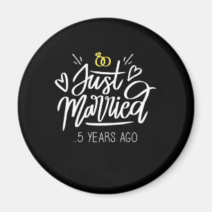 Hochzeitsgeschenke   5. Hochzeitstag Magnet