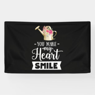 Hochzeitsgeschenke Du bringst mein Herz zum Läch Banner