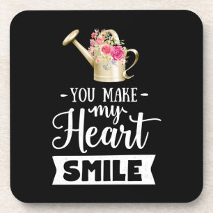 Hochzeitsgeschenke   Du bringst mein Herz zum Läch Getränkeuntersetzer