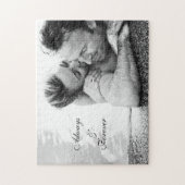 Hochzeitsgeschenke Foto Moderne einzigartige Jubil Puzzle (Vertikal)