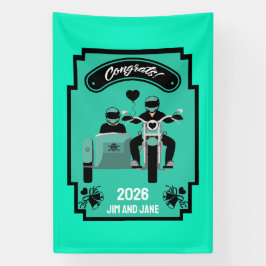 Hochzeitsgeschenke für Motorräder Banner