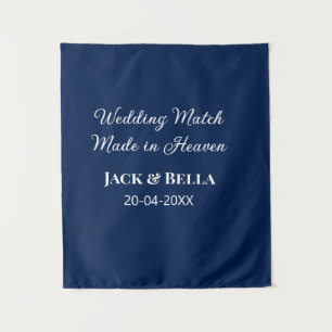 Hochzeitsgeschenke himmelhoch jauchzend blau  wandteppich