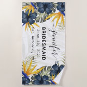 Hochzeitsgeschenke Junggeselinnen-Abschied Geschen Strandtuch (Vorderseite)