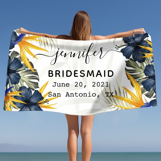 Hochzeitsgeschenke Junggeselinnen-Abschied Geschen Strandtuch