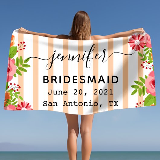 Hochzeitsgeschenke, Junggeselinnen-Abschied, Hochz Strandtuch