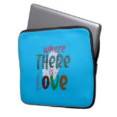 Hochzeitsgeschenke | LIEBE Laptopschutzhülle (Vorderseite Links)