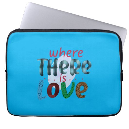 Hochzeitsgeschenke | LIEBE Laptopschutzhülle (Vorderseite)