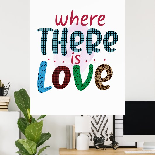Hochzeitsgeschenke | LIEBE Poster (Heimbüro)