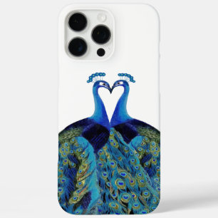 Hochzeitsgeschenke mit Vintage-Pfauen, die sich kü iPhone 16 Pro Max Hülle
