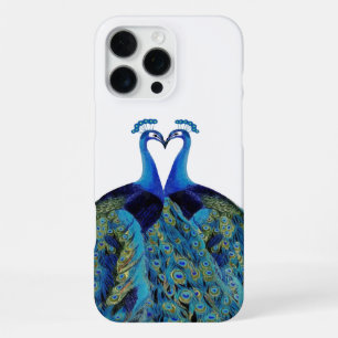 Hochzeitsgeschenke mit Vintage-Pfauen, die sich kü iPhone 16 Pro Max Hülle