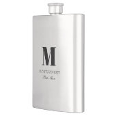 Hochzeitsgeschenke Monogram Trauzeuge  Flachmann (Links)