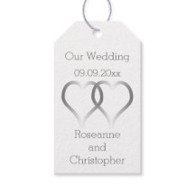 Hochzeitsgeschenke Tags Silberherzen