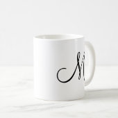 Hochzeitsgeschenke Tasse Monogramme (VorderseiteRechts)