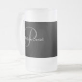 Hochzeitsgeschenke Tasse Monogramme (Vorderseite Links)