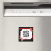 Hochzeitsgeschenkeliste Benutzerdefinierter QR-Cod Magnet (In Situ (Geschirrspüler))