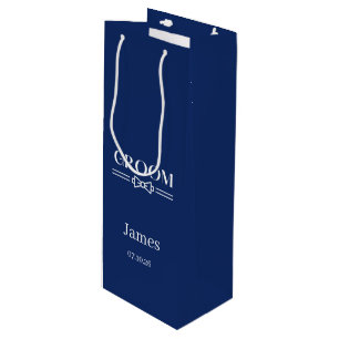 Hochzeitsgeschenktasche für den Bräutigam Geschenktüte Für Weinflaschen