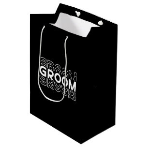 Hochzeitsgeschenktasche für den Bräutigam Mittlere Geschenktüte