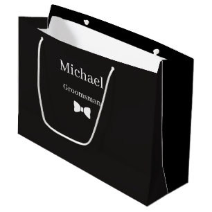 Hochzeitsgeschenktasche für den Trauzeugen Große Geschenktüte