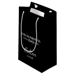 Hochzeitsgeschenktasche für den Trauzeugen Kleine Geschenktüte