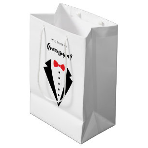 Hochzeitsgeschenktasche für den Trauzeugen Mittlere Geschenktüte