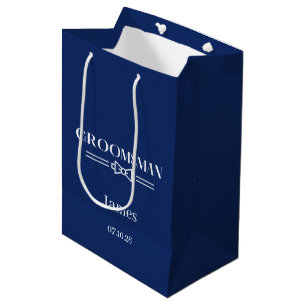 Hochzeitsgeschenktasche für den Trauzeugen Mittlere Geschenktüte