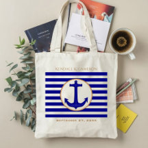 Hochzeitsgeschenktasche für die Nautische Marine
