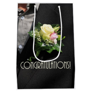 Hochzeitsgeschenktasche für Glückwünsche Mittlere Geschenktüte