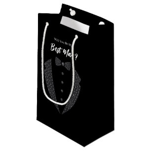 Hochzeitsgeschenktasche für Trauzeugen Kleine Geschenktüte