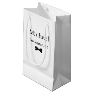 Hochzeitsgeschenktasche für Trauzeugen Kleine Geschenktüte