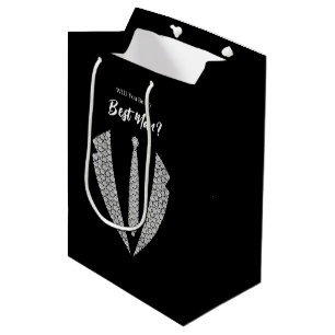 Hochzeitsgeschenktasche für Trauzeugen Mittlere Geschenktüte