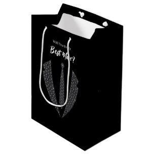Hochzeitsgeschenktasche für Trauzeugen Mittlere Geschenktüte