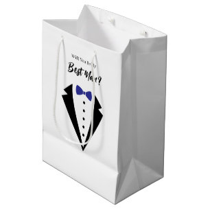 Hochzeitsgeschenktasche für Trauzeugen Mittlere Geschenktüte