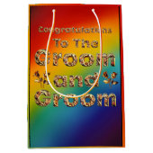 Hochzeitsgeschenktasche Mittlere Geschenktüte (Vorderseite)