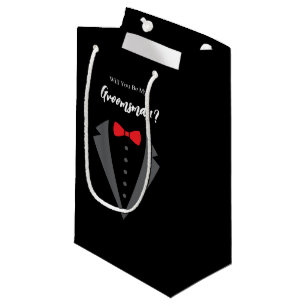 Hochzeitsgeschenktüte für Trauzeugen Kleine Geschenktüte