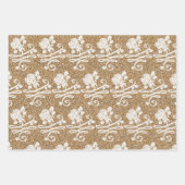 Hochzeitsgeschenkverpackung personalisiert geschenkpapier set (Vorderseite 2)