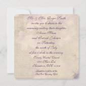 Hochzeitsgeschichten Einladung (Rückseite)